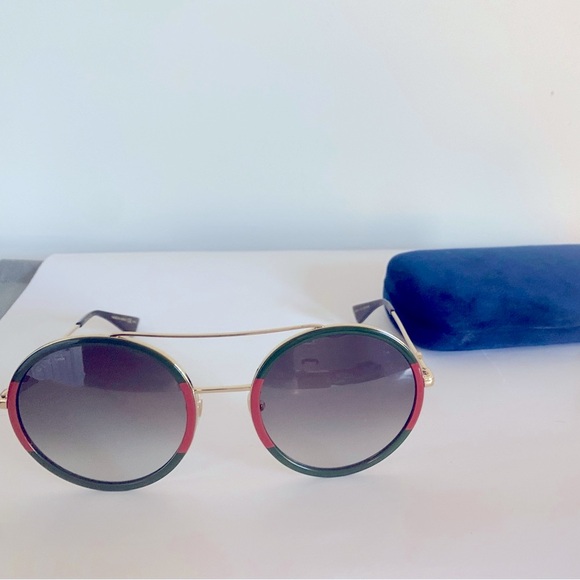 Gucci Accessories - Gucci green red women sunglasses new